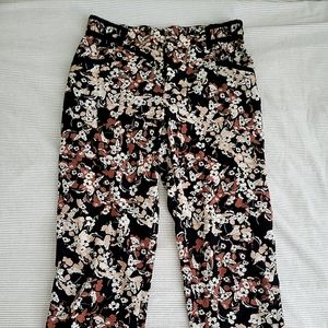 Cartonnier floral tapered pants, anthropologie.